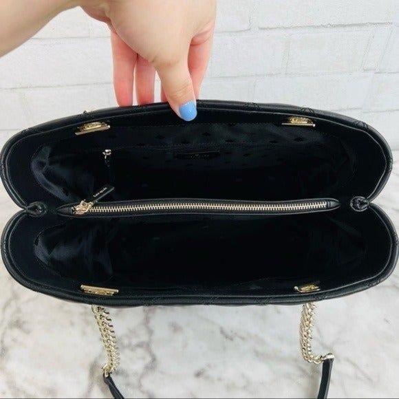 Kate Spade Natalia Quilted Smooth Leather Tote Shoulder Bag - Picture 8 of 12